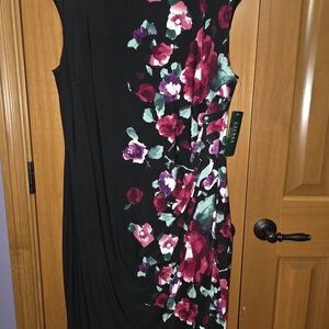 Ralph Lauren Black Floral Dress
